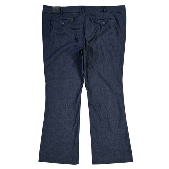 Lane Bryant NWT The Sophie Straight Fit Bootcut Pants Dark Blue Sexy Stretch - Picture 3 of 9